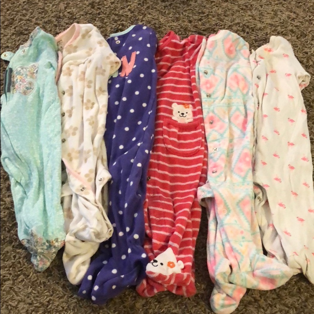 Baby girl sleepers